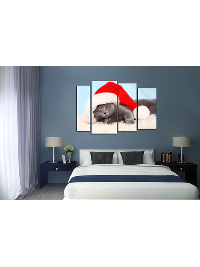 Модульная картина "Милый котик"