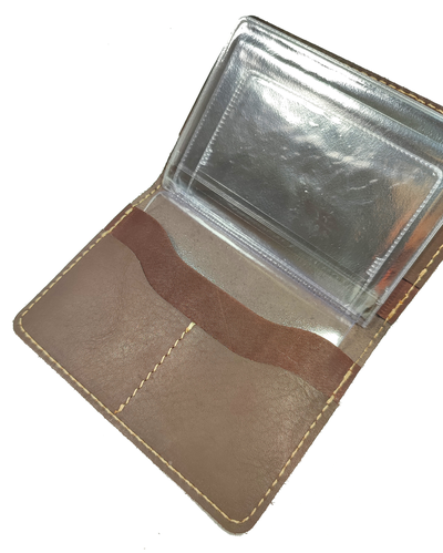 Обложка на автодокументы коричневая