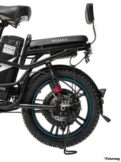 Электровелосипед Minako V.8 Pro черный