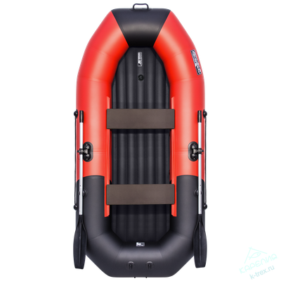 Лодка ПВХ Мастер Лодок Таймень NX270НД "Комби" Красный / Чёрный