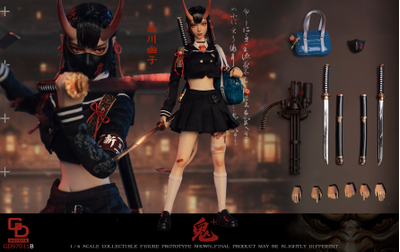 ПРЕДЗАКАЗ - Японская школьница-демон Юко - Коллекционная ФИГУРКА 1/6 scale Onihime Part 2 Yuko Yukawa (GD97011B) - GDTOYS  ?ЦЕНА: 23200 РУБ.?