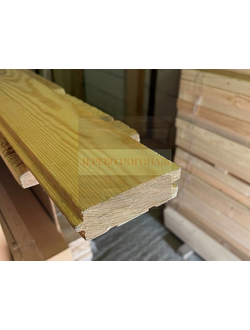 Половая доска шпунтованная 90х36х6000 мм хвойная (ель, сосна) категория "АВ"