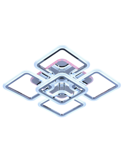 Люстра светодтодная Profit Light 8075/4+1 CHR 140W+10W RGB