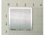 Трафарет BGA для реболлинга чипов универсальный, шаг 0.6мм., P=1.1, A=28x28