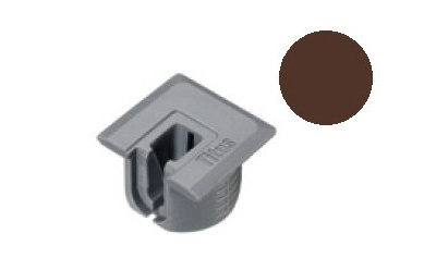 Эксцентрик мебельный полкодержатель TITUS System 6 Wedgefix screw-in 16мм (коричневый)
