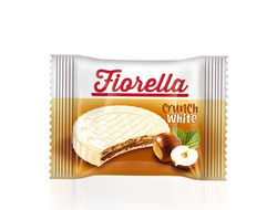 Итальянские вафли Fiorella в белом шоколаде