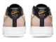 Бежево-черные кроссовки Nike Air Force 1 '07 PRM Particle Beige