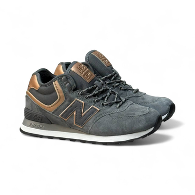 New Balance 574 Encap Grey Gold С Мехом