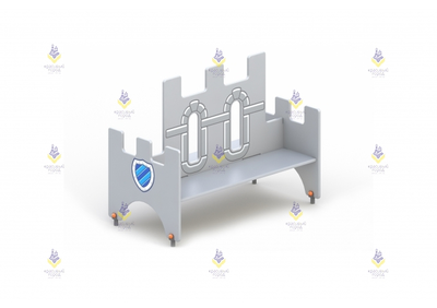 3357 Скамья детская «Крепость»