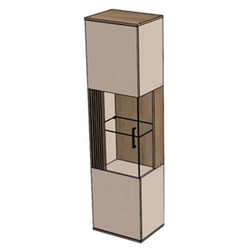 ШМ059 Пенал левый Кейтлин. Размер: 502*1920*390