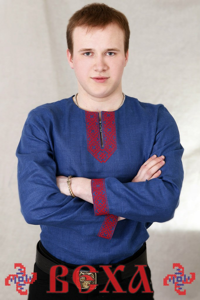 Русская рубаха мужская "Урожайная"