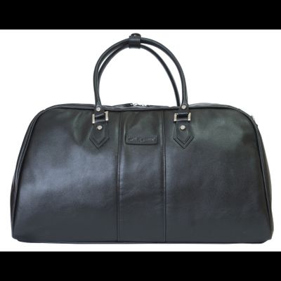 Кожаная дорожная сумка Normanno black (арт. 4007-01)