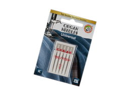 Иглы для бытовых швейных машин "ORGAN" универсальные 5шт. в пенале №110