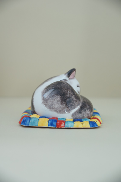 Кошка на ковре