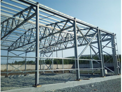 Каркас ангара из ЛСТК профиля