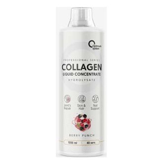 (Optimum System) Collagen Concentrate Liquid - (500 мл) - (ягодный пунш)