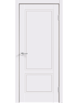 Дверь межкомнатная ПГ SCANDI (Сканди) 2P, эмаль белая
