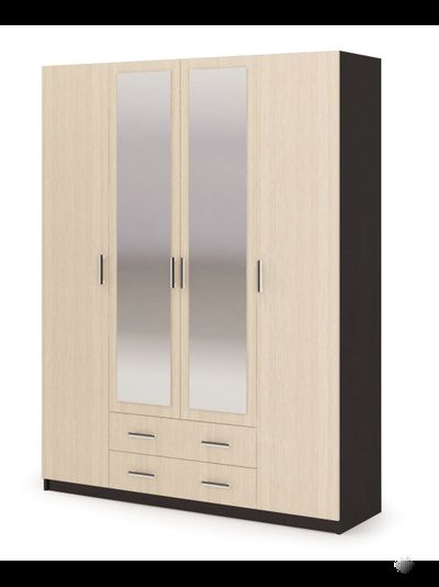 Гармония ШК 602 М Шкаф 4-х дверный Венге/Белфорт