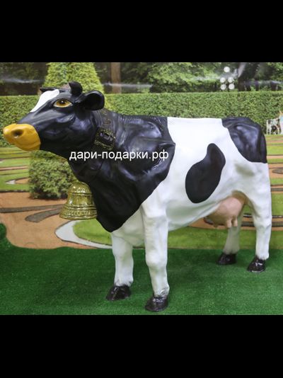 Корова с колокольчиком 76*100см   11,3кг   полистоун Россия 11149/012216