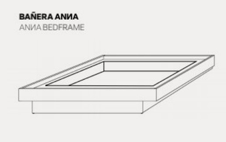 КРОВАТЬ ANNA 180*200 С ПОДСВЕТКОЙ