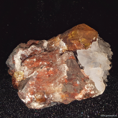 Апатит, гематит, халцедон. Мексика. 50*40*30мм