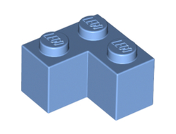 Brick 2 x 2 Corner, Medium Blue (2357 / 4185029 / 6000880)