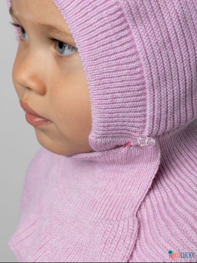 Шапка-шлем 24201-01 х/б подклад, лавандовый 42-44