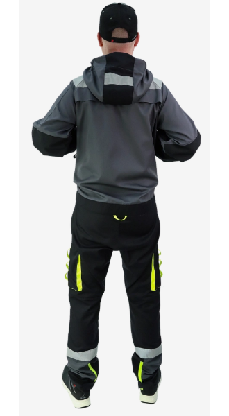 Летний комбинезон Brodeks KS 503, серый/черный