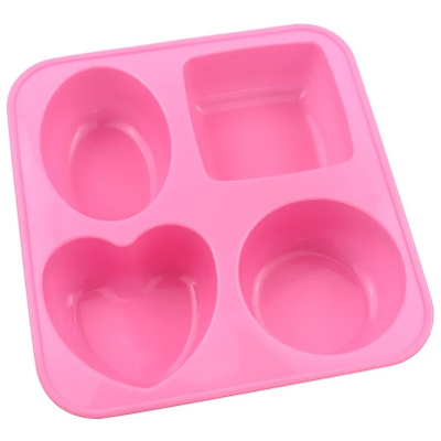 Силиконовая форма для муссовых десертов 17,5*16,5см, 4 ячейки