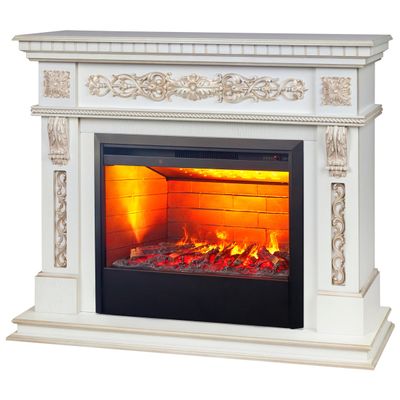 Электрокамин Estella WT с очагом 3D Helios 26