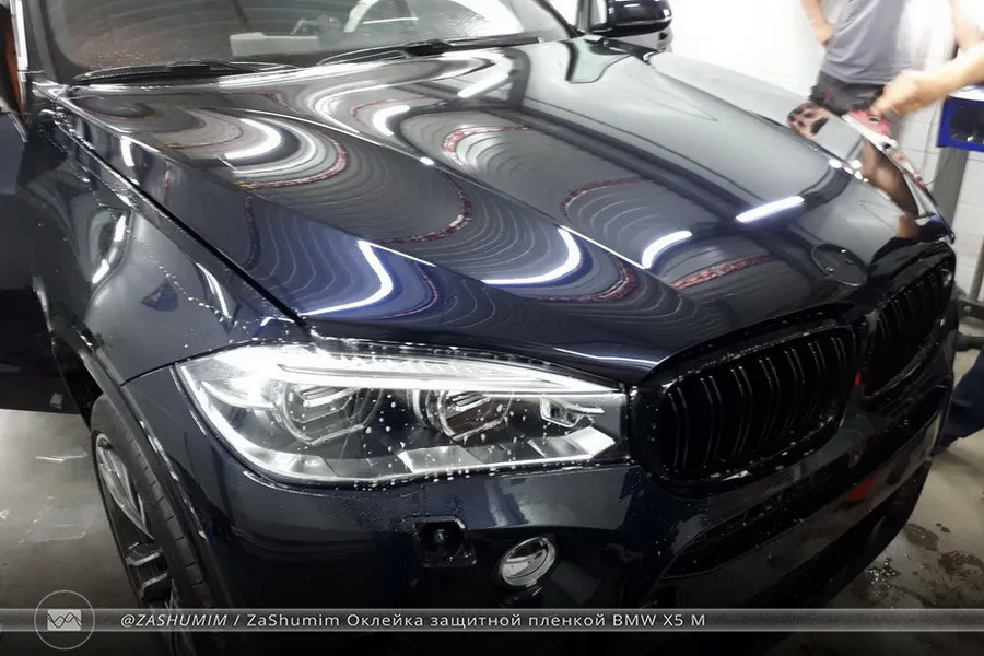 Оклейка защитной пленкой BMW X5 M