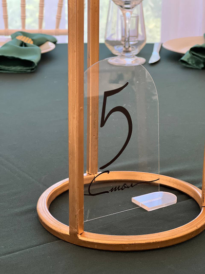 Номер на стол "Акриловые"