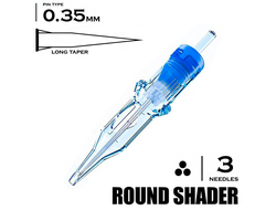 3 RSLT / 0,35mm - Round Shader Long Taper "EMALLA ELIOT"