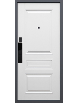 Стальная дверь   Лира (биометрический замок Smart lock K06)