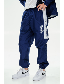 Спортивные тренировочные брюки с вышивкой каратэ