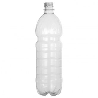 Бутылка ПЭТ 1,5 литр прозрачная с крышкой (70шт.)