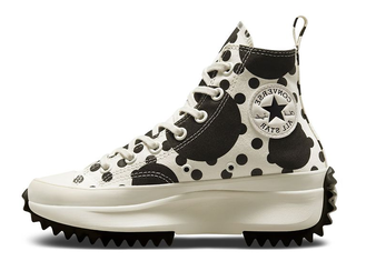 Converse Run Star Hike Platform Polka Dots