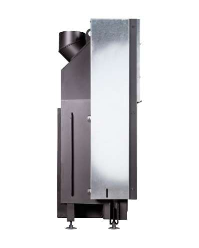 Каминная топка Вега 800 PB подовое горение принтинг черный шамот, Экокамин (Россия)