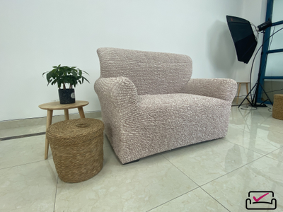 Чехол на 2хм диван Микрофибра Бриллиант. Защита для мягкой мебели от животных.