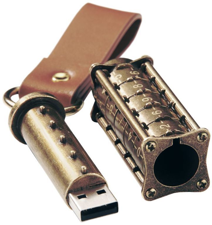 USB с защитой и  логотипом