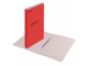 Скоросшиватель картонный мелованный BRAUBERG, гарантированная плотность 360 г/м2, красный, до 200 листов, 124575