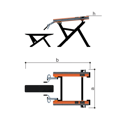 Уличный тренажер "Жим лежа" Romana 211.03.00