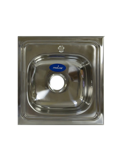 Кухонная Мойка 50х50 (0,8) вып 3 1/2 MIXLINE 18 см с сифоном