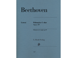 Beethoven. Polonaise C-dur op.89: für Klavier
