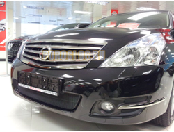 Защита радиатора Nissan Teana 2008-2013 black