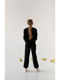 Спортивный костюм Volleylife черный (120-150 см)