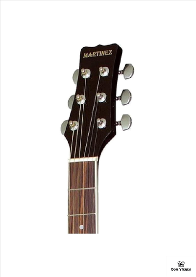 Фото головы грифа на акустической гитаре MARTINEZ W-12A