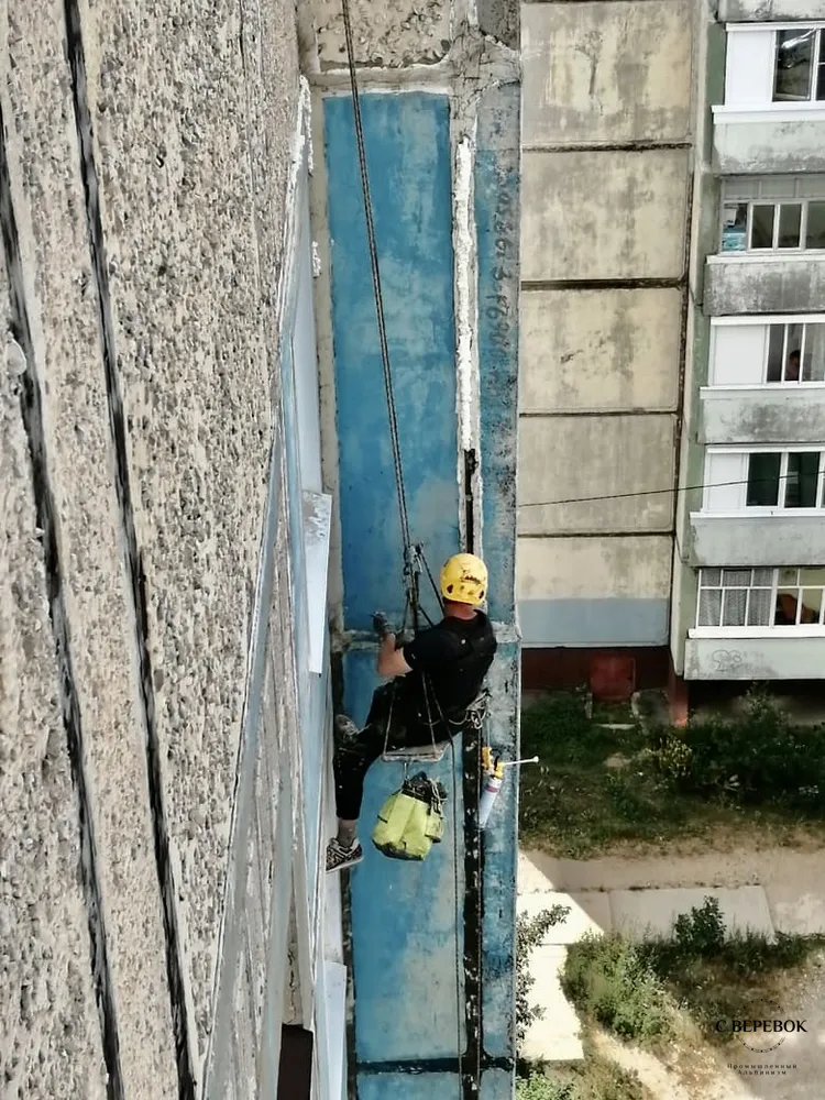 Ремонт швов на панельном доме по заявкам УК