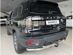 Защита заднего бампера двойная с перемычками d60/42 для Haval Dargo X 2023-