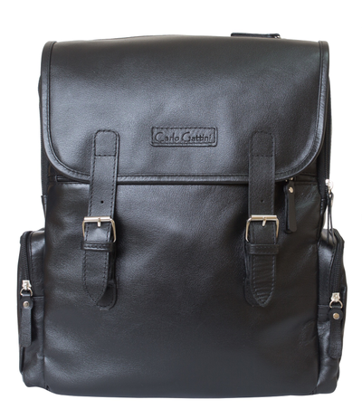 Кожаный рюкзак Santerno black (арт. 3007-05)
